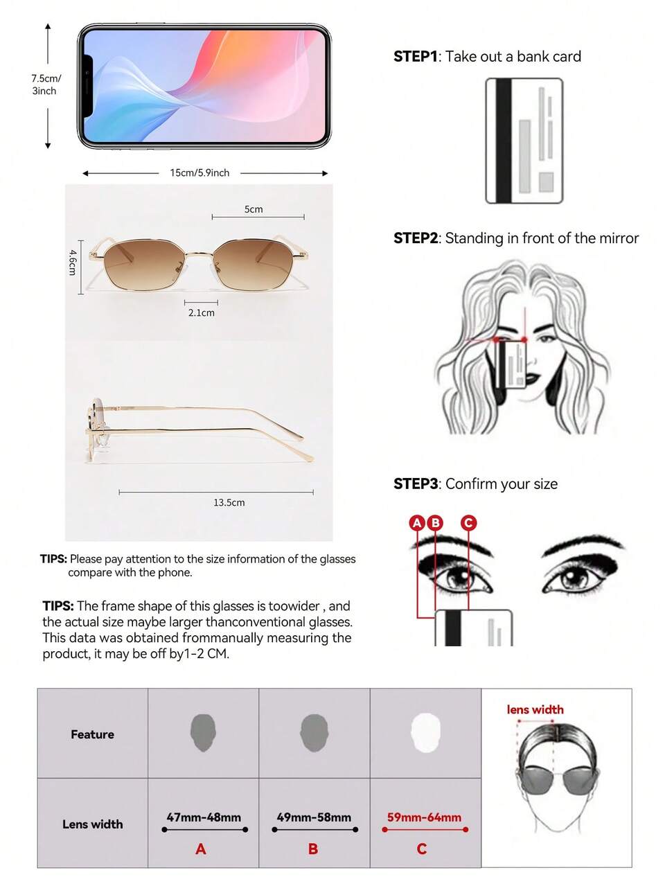 Women's Metal Frame Tinted Lens Fashion Glasses, Vintage Summer Shades For School And Beach