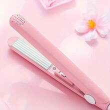 K·SKIN 1 件二合一迷你直发器和卷发器，两用美发工具，加热刷卷发器，适合家庭/旅行/沙龙使用的礼物，波浪和卷发