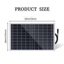 ZGZXSEXHZ 【10W便携式太阳能板，直流接口，18V输出功率，可用作移动电源、户外应急备用电源，适用于智能手机、太阳能充电宝，便携式，适用于露营、旅行、徒步、监控摄像头、宠物屋等】