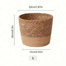 3 Packs, Plant Pots For Indoor Plants, Seagrass Planters, Planter Basket Indoor, Flower Pots Cover, Plant Containers, Natural