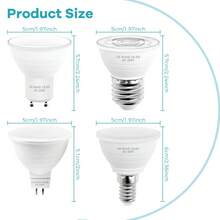 7W LED 灯泡 E27 嵌入式天花板筒灯灯泡 GU10 日光 220V 室内 E14 客厅厨房办公室书房超市吊灯 5W 聚光灯 MR16 卧室蜡烛玉米灯 GU5.3 安全无闪烁护眼家居装饰照明 6/12leds SMD2835 冷/暖白 - LED Light Bulb-220V - 查看 2