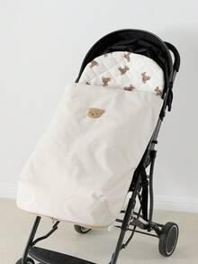 1 sac de dormit pentru cărucior pentru bebeluși, din pânză Oxford, husă caldă rezistentă la vânt, impermeabilă și respirabilă pentru toamnă/iarnă