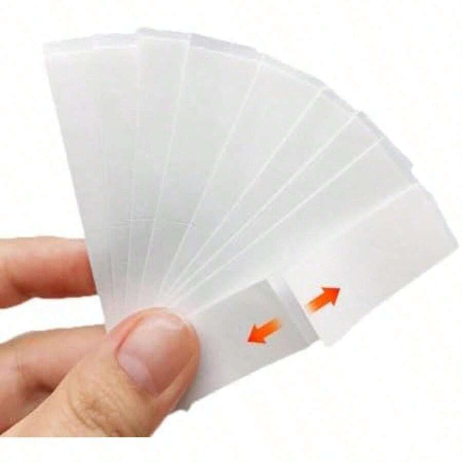 Tape For Clothes & Skin - 50 Pcs Strong Hold Double Sided Body Tape, Wardrobe Saver For Dresses, Swimsuits, Backless Tops