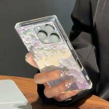 Funda con diseño tridimensional de cubos, orificio grande y ángulo recto, compatible con phone 16/15/14/13/12 Pro. Funda protectora brillante anticaídas para phone 14, 15, 16 Plus y 12 Pro. Ideal para cumpleaños y fiestas. - transparente - Ver 2