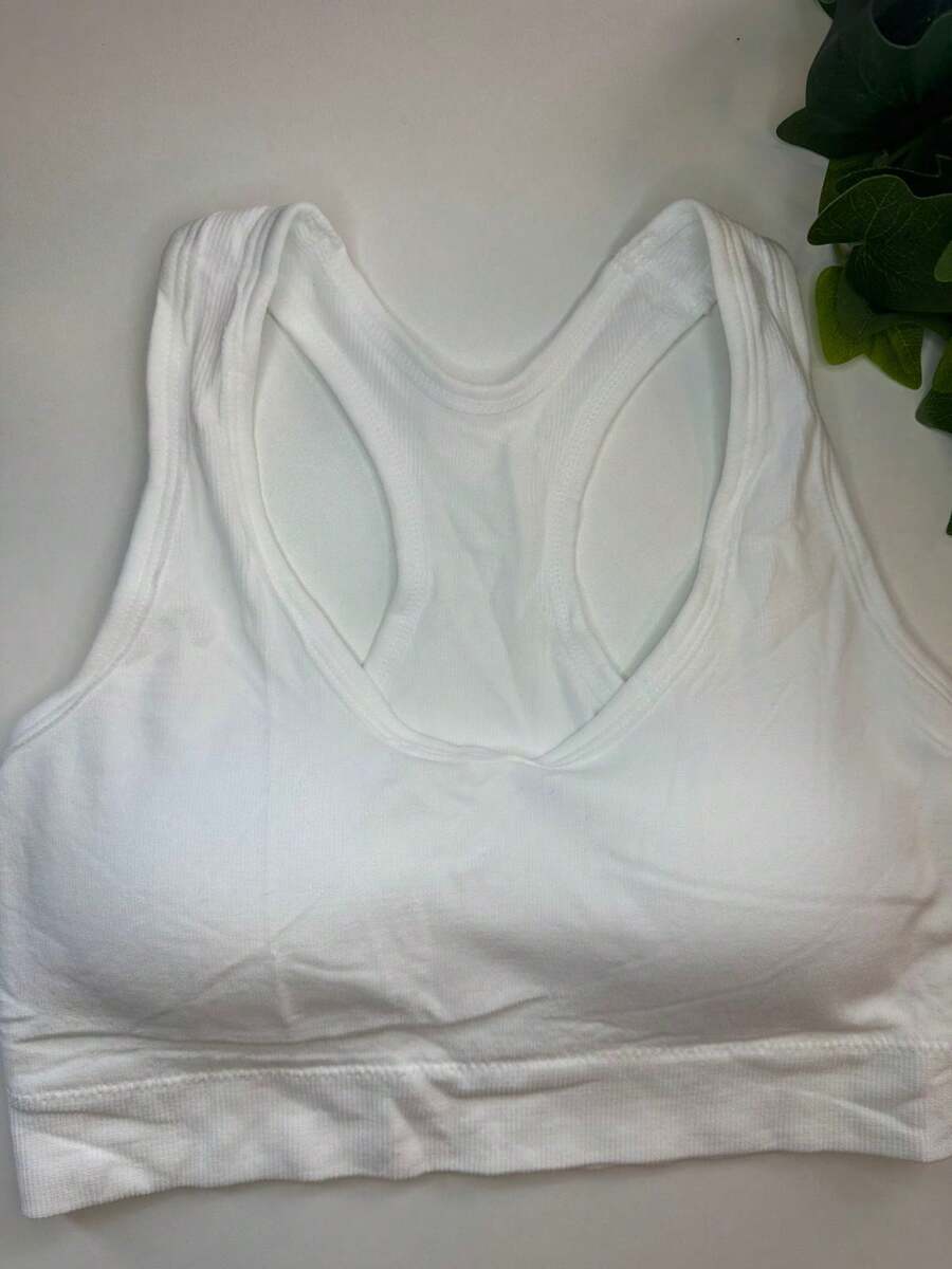 Top Academia Nadador Regata Adulto Fitness - Branco - Visão 1