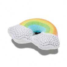 Giày Crocs Zhibixing trang trí đục lỗ, chất liệu tinh tế, hoa và khóa giày độc đáo, trang trí cầu vồng sang trọng. - Nhiều màu - Xem 2