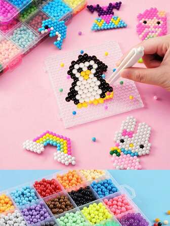 Magic Water Beads DIY Set - Children's Creative Handmade Toys, Ideal Christmas Gifts For Boys And Girls, Preschool Concentration Training Toys, A Perfect Gift