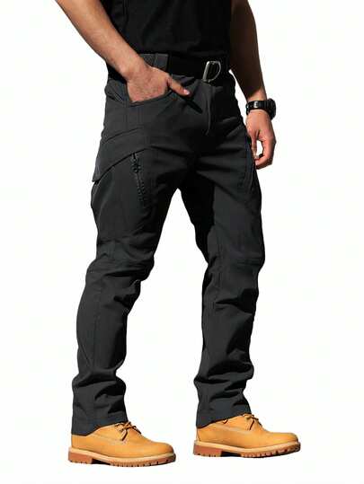 男士战术裤 户外休闲运动裤 工装裤 防水徒步裤 多口袋 X9（不含腰带）