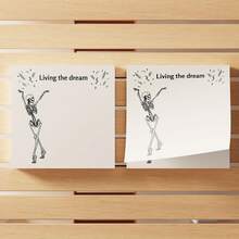 4 件/套趣味办公便签 - 50 张趣味办公便签 - 趣味办公便签适用于学校和办公室 - 彩色 - 查看 2