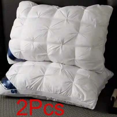 2 Pillows For School Supplies And Household Items, Suitable For Dormitories, Hotels, And Homes During The New Semester