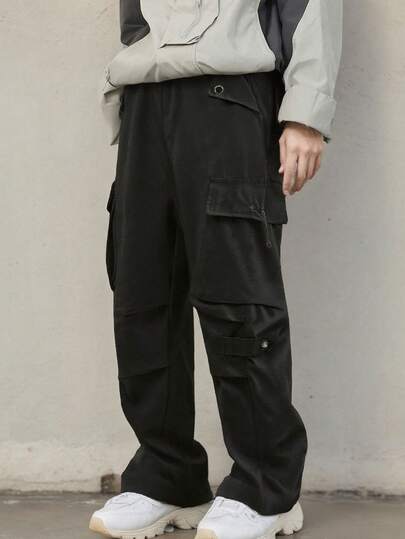 男士宽松直筒速干休闲裤，秋季