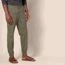 Mens Relaxed-Fit Carpenter Utility Pant With Pockets, Fashionable Workwear - Olive - View 2
