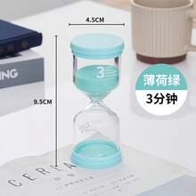 Colorful Macaron Hourglasss Timer 1/3/5/10/15/30 Minutes Sandglass Timers Quicksand Home Ornament Children Do Homework Sand Clock
