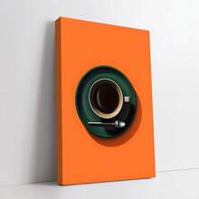 1 tấm áp phích minh họa cà phê espresso Bauhaus cổ điển giữa thế kỷ, dùng cho văn phòng tại nhà, phòng ngủ, phòng khách, bếp, phòng tắm, quán bar, quán cà phê, trang trí nghệ thuật treo tường, chất liệu vải bạt, khung tùy chọn, nghệ thuật treo tường có khung - Nhiều màu - Xem 2