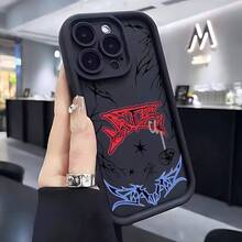 Estuche de Teléfono Estiloso para 16, 15, 14, 13, 12, 11 Pro XR XS X 8 Plus - Funda Trasera Antigolpes TPU Suave del Grupo Kpop SKZ17  17promax - Negro - Ver 1