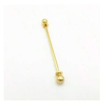 1 pieza Camisa de hombre con cuello francés y cierre de botón (solo aplicable para camisas con ojales en el cuello)