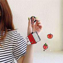 SNOOPY 1 件装可爱卡通史努比小屋 Pro 保护套，适用于苹果 1/2 代无线蓝牙耳机和 3 代耳机。