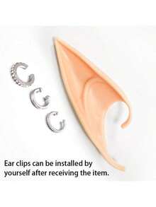 1 cặp/3 cặp Tai Tiên & Yêu Tinh Ma Thuật - Phụ kiện trang phục đa năng, thoải mái cho ngày lễ & cosplay - một kích thước - Xem 7