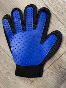 1pc Pet Grooming Gloves, 2-In-1 Pet Cleaning Gloves, Gentle Deshedding Brush For Dogs Cats, Dog Cat De- Cat Supplies Comb De-Shedding Brush Enhanced 5-Finger Design Suitable For Long Short Hair Easy To Clean Gentle De-Shedding For Dogs Cat, Easy Clean, Painless Grooming, Invigorating Massage