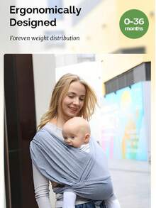 Novo Carregador de Bebê Ergonômico, Adequado para Recém-Nascidos, Carregador de Bebê Estilo Sling, Mochila de Bebê Tipo X