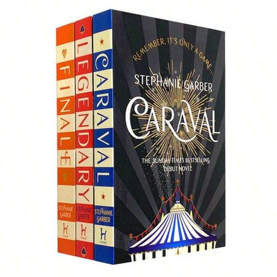 Caraval Series 3 Books Collection Set By Stephanie Garber - Caraval, Legendary, Finale - White - View 1