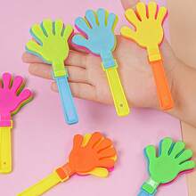 5/10/20Pcs Mini Clapper, For Holidays, Birthday Party Gifts And Supplies Suitable For Christmas Party Christmas Gift New Year Gift Christmas Garter Gift Holiday Rave, Plastic Party Clapper Happy Maker Party Bring You Carnival And Joy - Multicolor - View 4