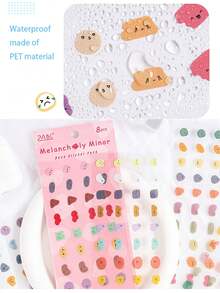 Un paquete de 8 pegatinas con expresiones lindas. Se pueden usar para scrapbooks, diarios, tarjetas de felicitación, pegatinas para teléfonos móviles, botellas de vidrio, sobres, manualidades DIY, calendarios, decoración del hogar, elaboración de artesanías, decoración de regalos, planes diarios y pegatinas escolares.