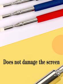 伸缩式教师指针，适用于教师演示者，可延伸至 39.3 英寸伸缩式教师指针、课堂演示指挥棒、指南指示器、可伸缩指针棒，适用于学校教学、会议演示、物体指导，适合学校/辅导/办公室/中小学生/男孩和女孩/办公室工作人员/返校礼物。家居装饰、圣诞节和新年礼物