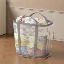 1 pieza Cesta plegable de gran capacidad y resistente al agua para almacenar ropa sucia, adecuada para el hogar y el baño - Multicolor - Ver 14
