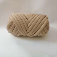 1 Roll Chunky Iceland Yarn, DIY Bag, Handmade Knitting, Pillow, Cat Bed, Super Thick Stuffing Yarn Strips, Suitable For Weaving Various Items, No Tools Needed, Hands-On Crafting For Bags, Baskets, Pillows, Pet Beds, DIY Crafts - Multicolor - View 26