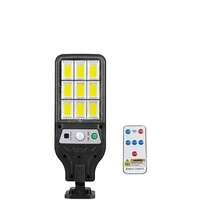 Đèn LED năng lượng mặt trời công suất cao 10000LM chống nước ngoài trời Đèn đường sân vườn Đèn tường cảm biến chuyển động Đèn nhà để xe điều khiển từ xa - màu đen - Xem 8