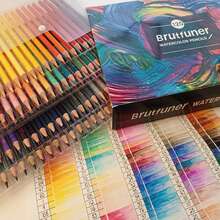 120/180 Watercolor Pencils, Colored Pencils Set For Adult Coloring Books, Soft Core, Professional Numbered Art Drawing Pencils For Sketching, Shading, Blending, Crafting - Watercolor Pencils - 查看 5