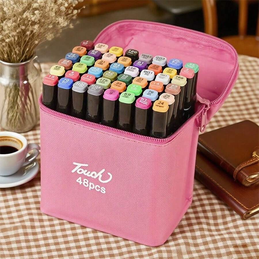 Kids Coloring Pens & Markers - Pink - View 1