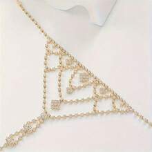 Elegant Multi-Layer Rhinestone Toe Ring Anklet Fashion Jewelry For Beach Holidays Foot Jewelry - 腳鍊 - 查看 4