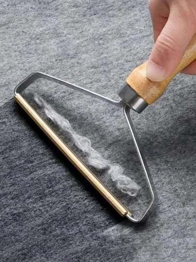 1/2pcs Hair Scraper, Clothing Ball Remover, Home Woolen Cashmere Manual Dry Cleaner, Hair Ball Remover, Hair Remover For Shaving. Manual Portable Hair Remover, Clothing Fuzz Shaver, Gentle Pet Hair Remover Brush For Cats And Dogs, Effective Pet Fur Remover Sofa Carpet Bed Hair Scraper,