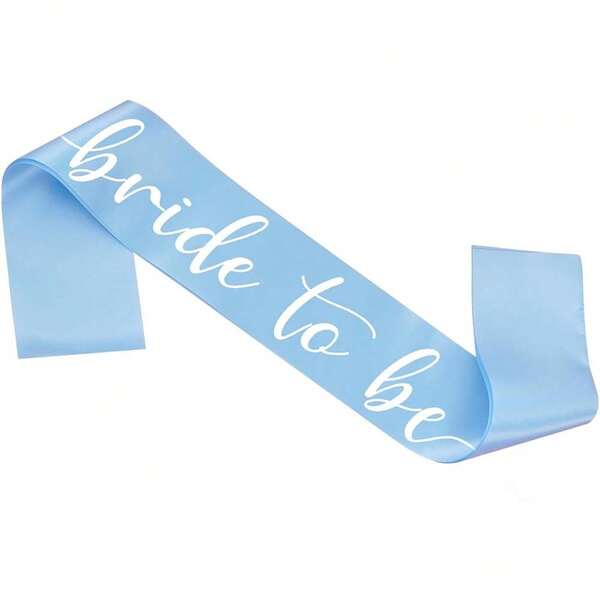Blue Bride To Be Sash, Bachelorette Party Bridal Sash, Bridal Shower Decorations, Engagement Bach Party Favors Accessories, Bridesmaid Gift