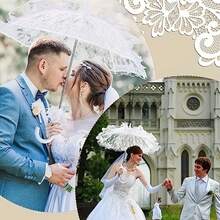 1 Elegant Vintage Lace Prop Umbrella, Aluminum Frame And 100% Polyester Fabric, Suitable For Bridesmaids, Weddings, 1920s Themed Parties, Photography Props, Photo Essentials, Classic Circular Design, Exquisite Lace Patterns, Durable Polyester Material - Hand Washable Only, Spring Summer Picks, Brides Maid Gifts, Room, Bedroom Decor, Bedroom Decor, Beach, Travel, For Men, For Women, Vacation - Multicolor - View 5