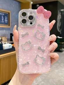 [Sanrio Star Protection Case] Official Sanrio Anti-Drop Electroplated Frame With Drip Glue Protective Case With Full Screen Star Design For Apple