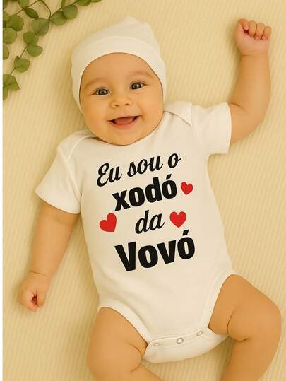 Body Mesversario De Algodão  Frase Xodó Da Vovó