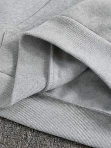 Hombre003 sudadera con capucha para hombres de manga larga con estampados modernos, ideal para las temporadas de otoño e invierno, Envío desde MéxicoSudadera de mezclilla gris con impresión de "CALIFORNIA" y "USA" que brinda comodidad y estilo contemporáneo - Gris - Ver 5