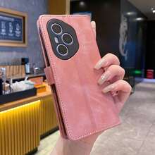 1 套 Line Butterfly 皮革保护手机壳带支架，高品质印刷工艺，适用于 Galaxy S10/20/21/22/23S24U/A05/A14/A24/A25/A34/A54、Redmi Note 14/12/13 Pro、/HONOR 70/90/400/X7/X8/X6/X9 系列 - 粉色 - 查看 3