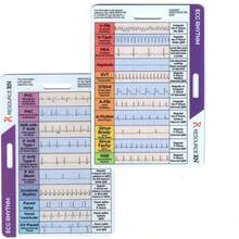 EKG Rhythm Interpretation Badge Card – Quick Reference Guide For ECG_EKG Rhythms – Dual-Sided, Horizontal &Amp; Vertical Layout – Pocket-Sized Cheat Sheet For Nurses, Paramedics &Amp; Medical Students - 白色 - 查看 6