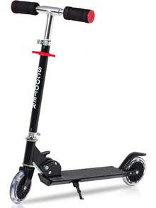 AKOZLIN Scooter para Niños de 5 a 12 Años Plegable, Patin del Diablo Niño Clásico 2 Ruedas, Ruedas Ligeras Iluminadas y Manillar Regulable en Altura Up 50 kg, para Hacer Ejercicio y Al Aire Libre - 1 - Ver 9