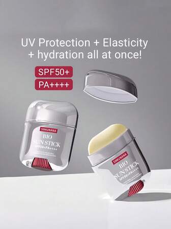 1 pieza Barra de protector solar, apta para protección solar, protección al aire libre, hidratación y fuerte protección UV, esencial para el verano