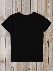 Lustiges T-Shirt mit Zahnarzt-Print für Damen – Lässiger Rundhalsausschnitt, weiche Baumwolle, maschinenwaschbar – Perfekt für den Sommer - Svart - Visa 3