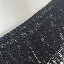 2/10Yards/Pack 15cm Fringe Trim Lace Polyerter Fibre Tassel 4inch Wide Long For Clothes Accessories Latin Wedding Dress DIY Lamp Shade Decoration - Multicolor - View 35