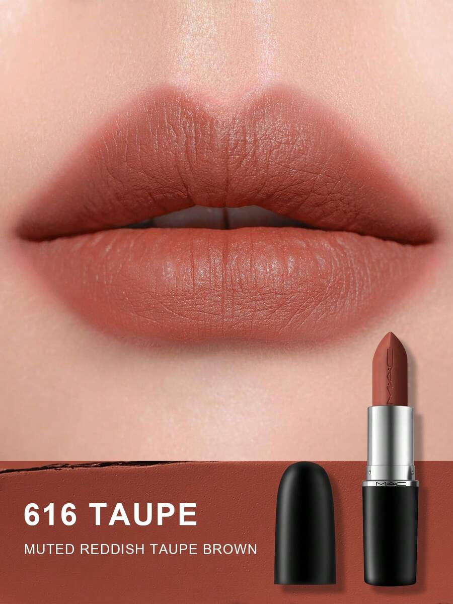 MAC M.A.C XIMAL Satin Matte Lipstick - 616 Greige (Soft Reddish Brown) 3.5g - 616 TAUPE 0.12 Oz./3.5g - View 1