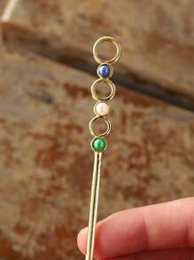 1pc Simple Style Joint Holder ;Packing Tool.Faux Pearl Decoration. - Multicolor - View 7
