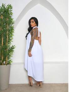 Women Dresses - 白色 - 查看 6