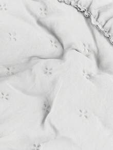 Bedspread Double / Queen / King 200 Thread Count Super Soft Double Sided 3 Pieces Ruffle Alice Bedspread - 白色 - 查看 5